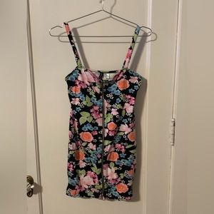 Size 8, floral mini dress